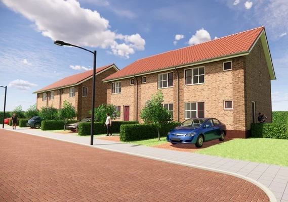 6 starterswoningen Plan 'De Ark' te Sint Pancras